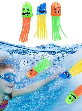 3 Pcs Octopus Pool Diving Kids Toys Octopus Bath Toys Underw