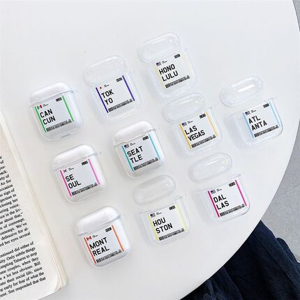 Earphone Case for Apple AirPods Wireless bluetooth headset