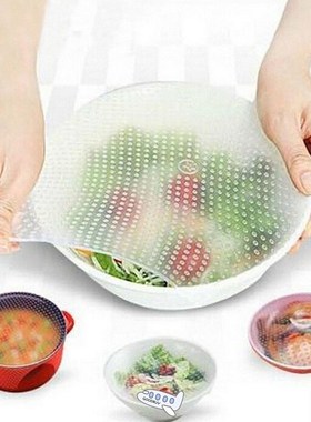 4 pieces food grade Keeping Food Hygienic Wrap Reusable high