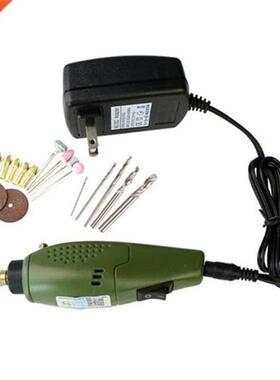 Mini DIY Drill Set 12V DC Grinder Tools for Milling Cutting