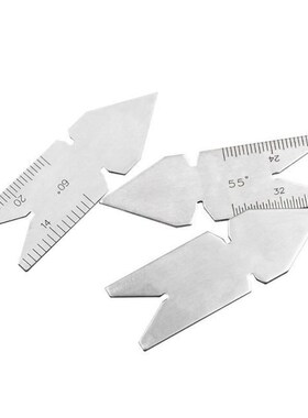 3pc Thread Turning Tool Gauge 55/60 Center Gauge Angle Deg T
