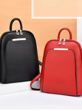 Pu Leather Backpack Women Teenage Girls School Shoulder Bag