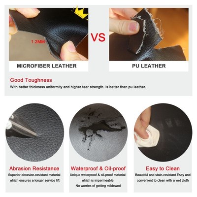 LHD Car Accessories Microfiber Leather Door Armrest Panel Co