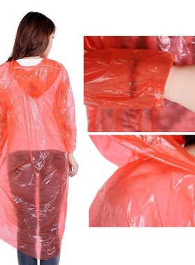 10Pcs/set Disposable  Emergency Waterproof Rain Coat Poncho