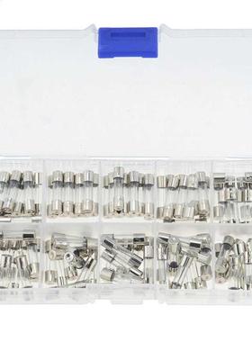 100PCS Set 0.2A-20A 5x20mm Quick Blow Glass Tube Fuse Assort