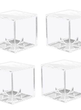 4Pcs Baseball Display Case,UV Protected Dustproof Acrylic