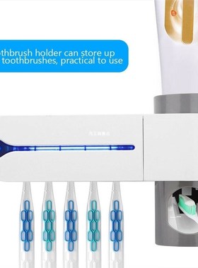 UV Toothbrush Sterilizer toothpaste organizer Holder Home Ba