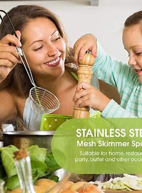 8Pcs Hot Pot Strainer Scoops, Stainless Steel Hot Pot