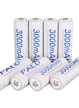 4Pcs 3000mAh Ni-MH AA Battery 1.2V 2A AA Rechargeable Batter