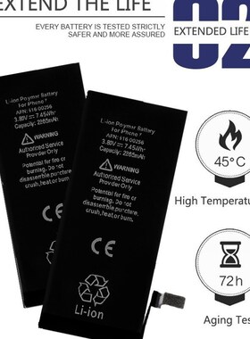 AAAAA Mobile phone Battery For iPhone 6S 6 7 5S 5 SE 6 plus