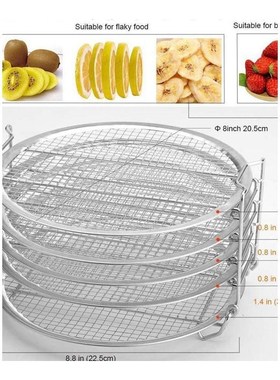 Stand Dehydrator-Stand Air-Fryer Layers for with Five Stacka