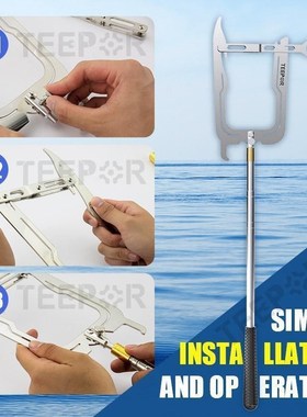 Teepor? Mooring Rope U Type Threader Boat Hook Threader Car