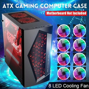 V3 ATX  8 Fan Ports SB 3.0 Computer Gaming PC Case  M-ATX/Mi
