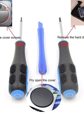 Tr6  Tr9 Torx Screwdriver Set with Crowbar for Repairing or