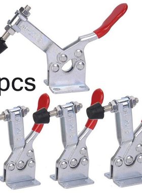 4 Pcs/Set GH-201B Heavy Duty Toggle Clamp Horizontal Clamp Q