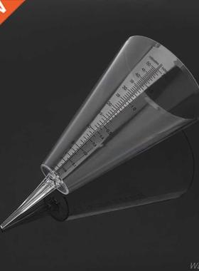 Conical Rain Gauge Plastic Clear Outdoor Home Garden
