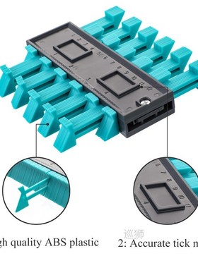 Profile Contour Gauge line Copier Ruler Cutting template Con