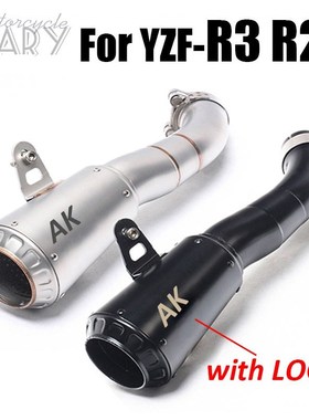 MT03 R25 R3 Motorcycle Full Systems Akrap AK Exhaust Muffler