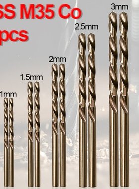 10pcs HSS Twist Drill Bit High Speed Steel Drill Bits Set 1m