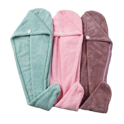 Microfiber Wisp Dry Head Hair Towel for Women Adult Bathroo