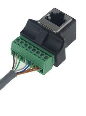 1pcs RJ45 to Screw Terminal RJ45 vertical female to 8 Pin co