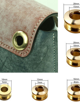1PC Solid Brass Screw Back Eyelets With Washer Grommets