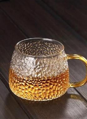 Fashion Texture Glass Cup High Temperature Resistant