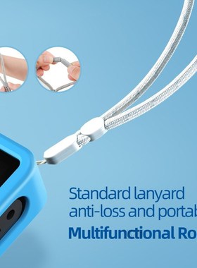 Soft Silicone Case For GoPro 9 10 Lens Cap Blue Black Adjust