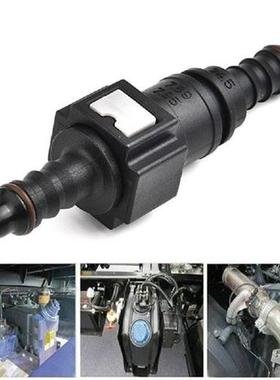 Straight 7.89mm ID6 Car Fuel Line Hose Pipe Coupler Quick