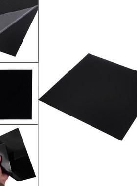 1pc Durable Black ABS Plastic Flat Sheet Plate 30cm*30cm Squ