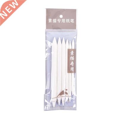 6pcs/set Blending Smudge Stump Stick Tortillon Sketch t Wh