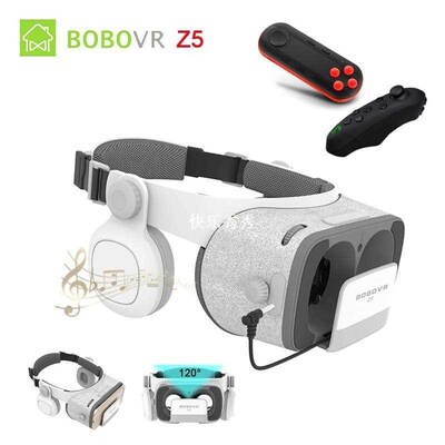 BOBOVR Z4 Update BOBO VR Z5 120 FOV 3D Cardboard Helmet Virt