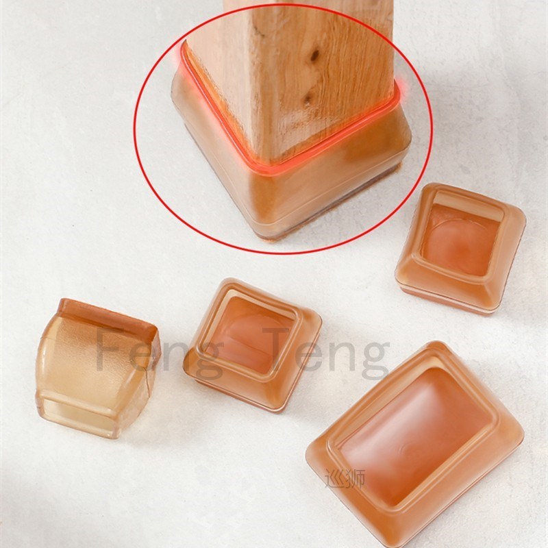 16pcs New Anti-slip Silicone Floor Protectors Chair Leg Caps