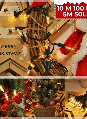 Waterproof Christmas LED Light String Battery Powered 8 Mode