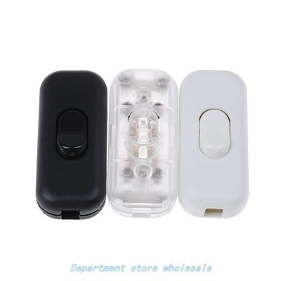 1PCS BeDSIDe LAmP SwItCh AC 0V-250V 6A INLINe ON/OFF ABLe D