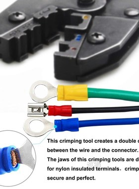 1200pcs Electrical Connectors, UYO Type  Insulated Crimp Ter