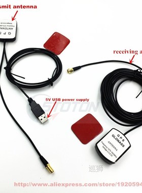 External gps antenna amplifier to solve car navigation GPSwe