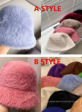 2020 Hat winter womens fashion Solid color rit fur h