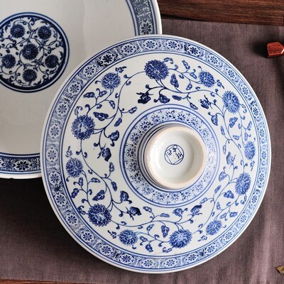 For restaurants Hotel household tableware Blue and white por