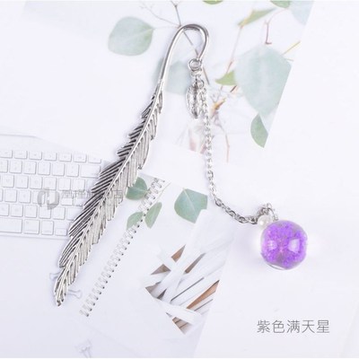Creative Flower specis Bookmark Pendant Metal Book mark Stat