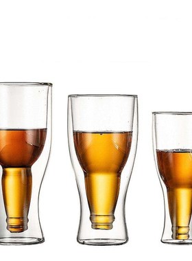 Creative cocktail wineglass mug Double wall mugs Beer wine G