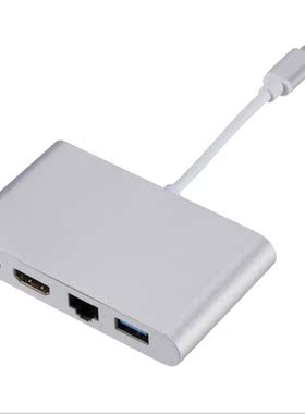 USB C Ethernet To HDMI-Compatible Gigabit Ethernet USB3.0 Ty