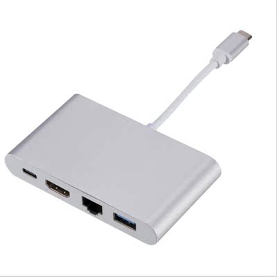 USB C Ethernet To HDMI-Compatible Gigabit Ethernet USB3.0 Ty