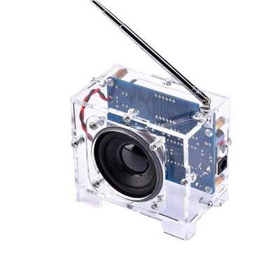 2021 New Transparent Radio diy kit FM digital radio Electron
