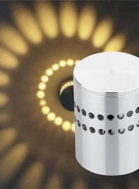 Led Wall Lamp Creative 3W RGB Wireless Aluminum Sconce Wall