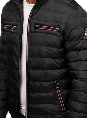 ZOGAA Fashionable Mens Stand Collar Winter Warm Cotton Jack