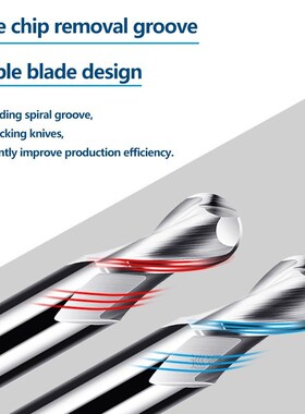 2 Flute Ball Nose End Mill 4/6mm Shank CNC Router Bit Carbid