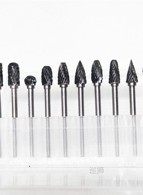 10pcs tungsten carbide drill bits for metal burr tungstenio