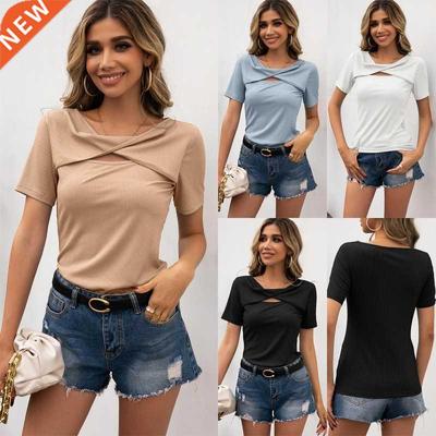 cotton Print T Shirt tops women T Shirts Cute for Casual