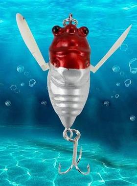 Plastic Fishing Lure Jig Hooks 5cm 6g Simulation Fishing